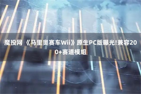 魔投网 《马里奥赛车Wii》原生PC版曝光!兼容200+赛道模组