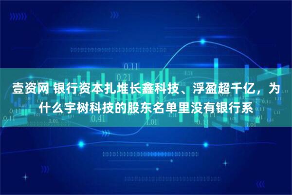 壹资网 银行资本扎堆长鑫科技、浮盈超千亿，为什么宇树科技的股东名单里没有银行系
